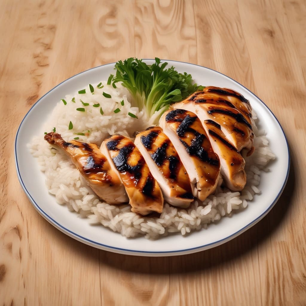 Grilled Chicken with Rice Kids