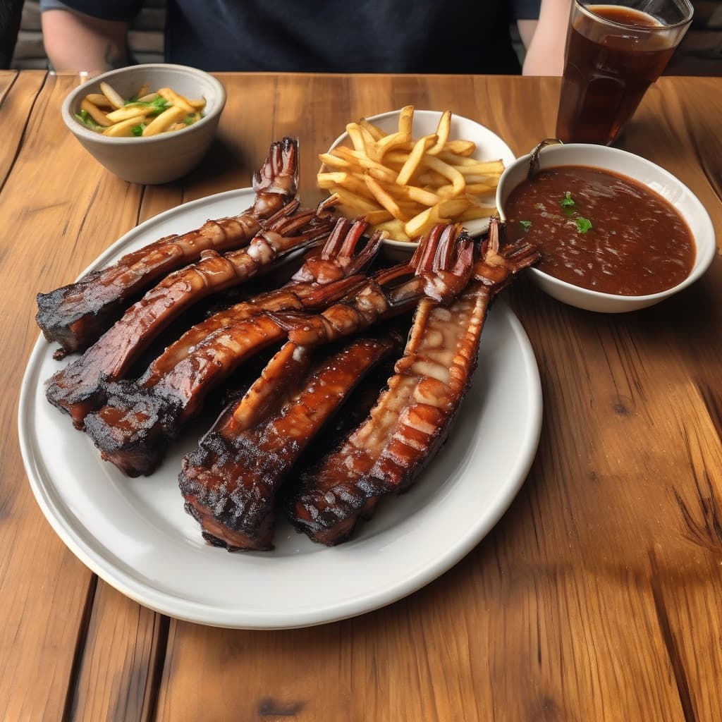 Ribs and Shrimp